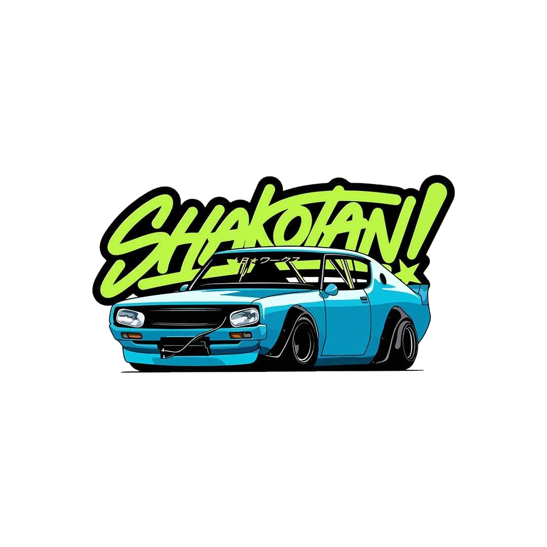 Shakotan Blue Legend Sticker